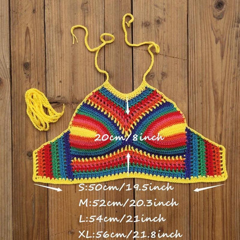 Hand Crocheted Bikini Top